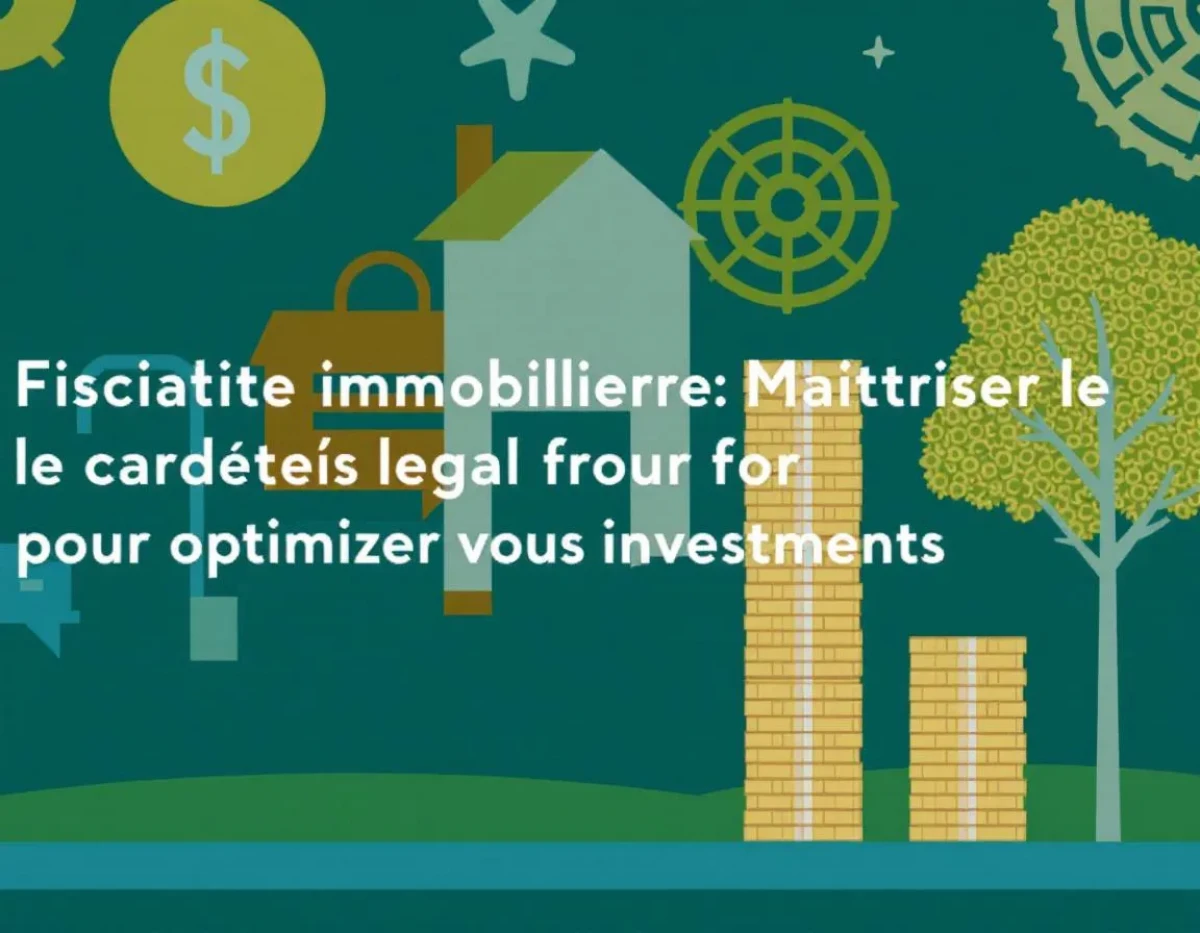 Fiscalité immobilière : Maîtriser le cadre légal pour optimiser vos investissements