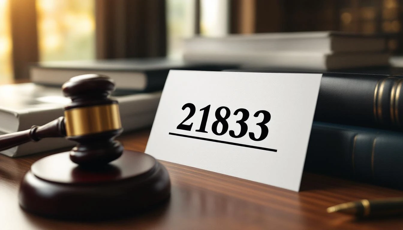Code banque 21833 : protection et conformité mode d'emploi