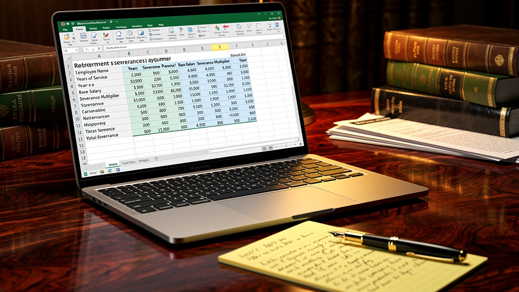 Guide facile pour créer un tableau Excel de calcul indemnité départ retraite